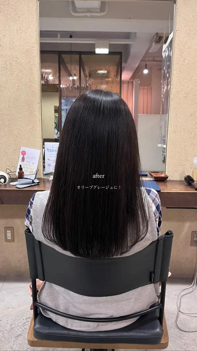 セミロング TheEct🫧ca now SUZUNOのヘアスタイル