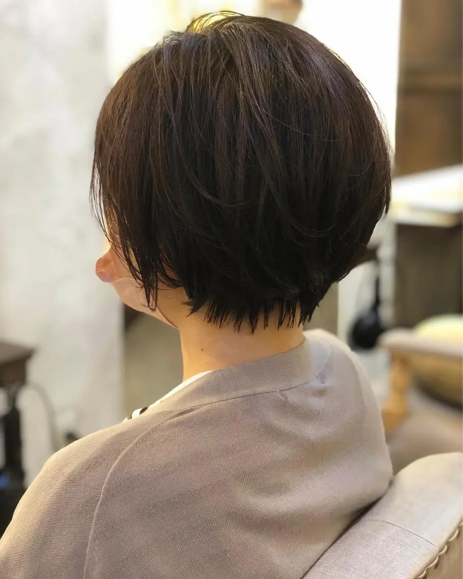 ショート カラー 鷺沼駅徒歩1分 キシタクのヘアスタイル