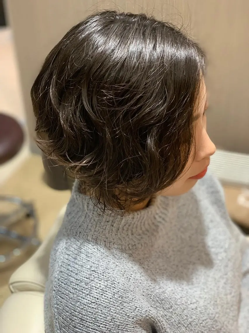 ショート パーマ カット 中条 高志のヘアスタイル