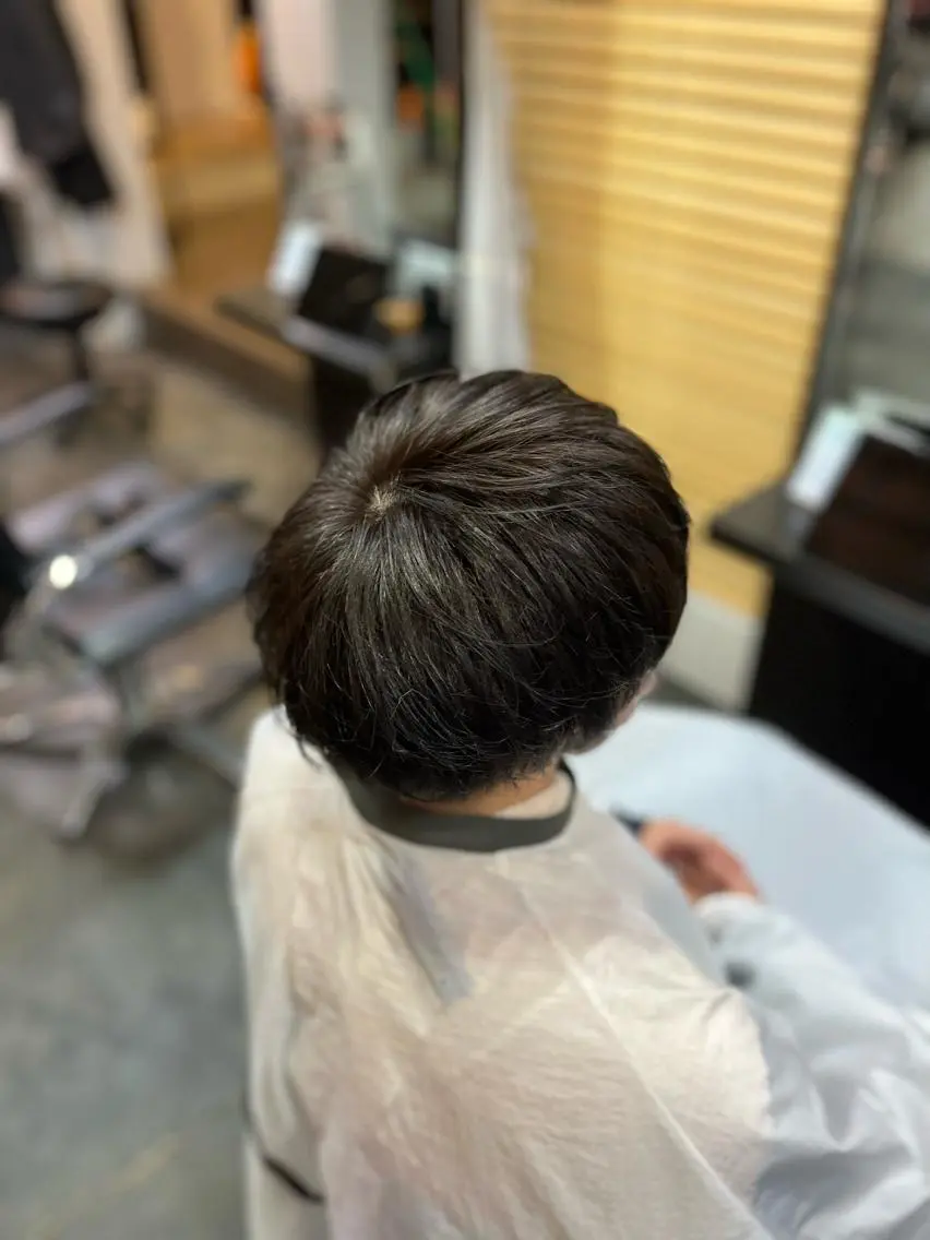 カラー グレージュ オリーブグレージュ オリーブグレー 村岡 優羽樂のヘアスタイル