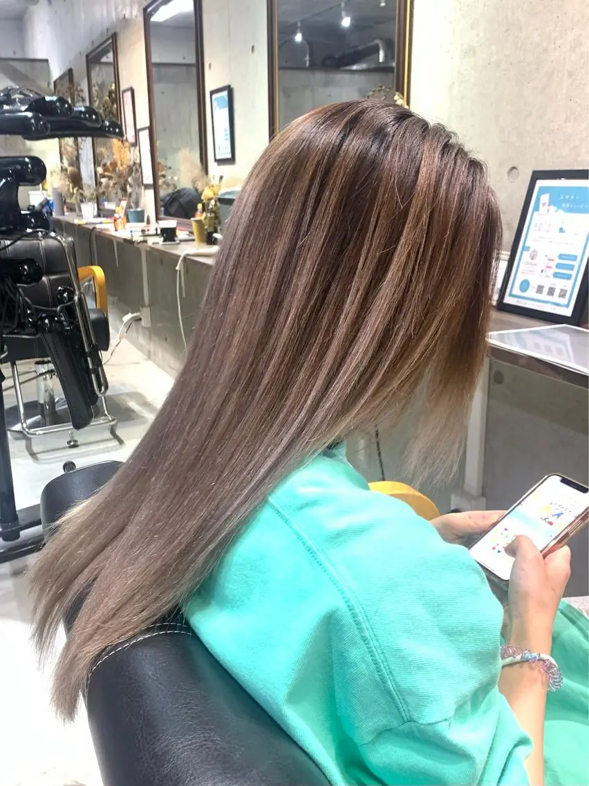 ロング カラー 櫻井 なんなのヘアスタイル