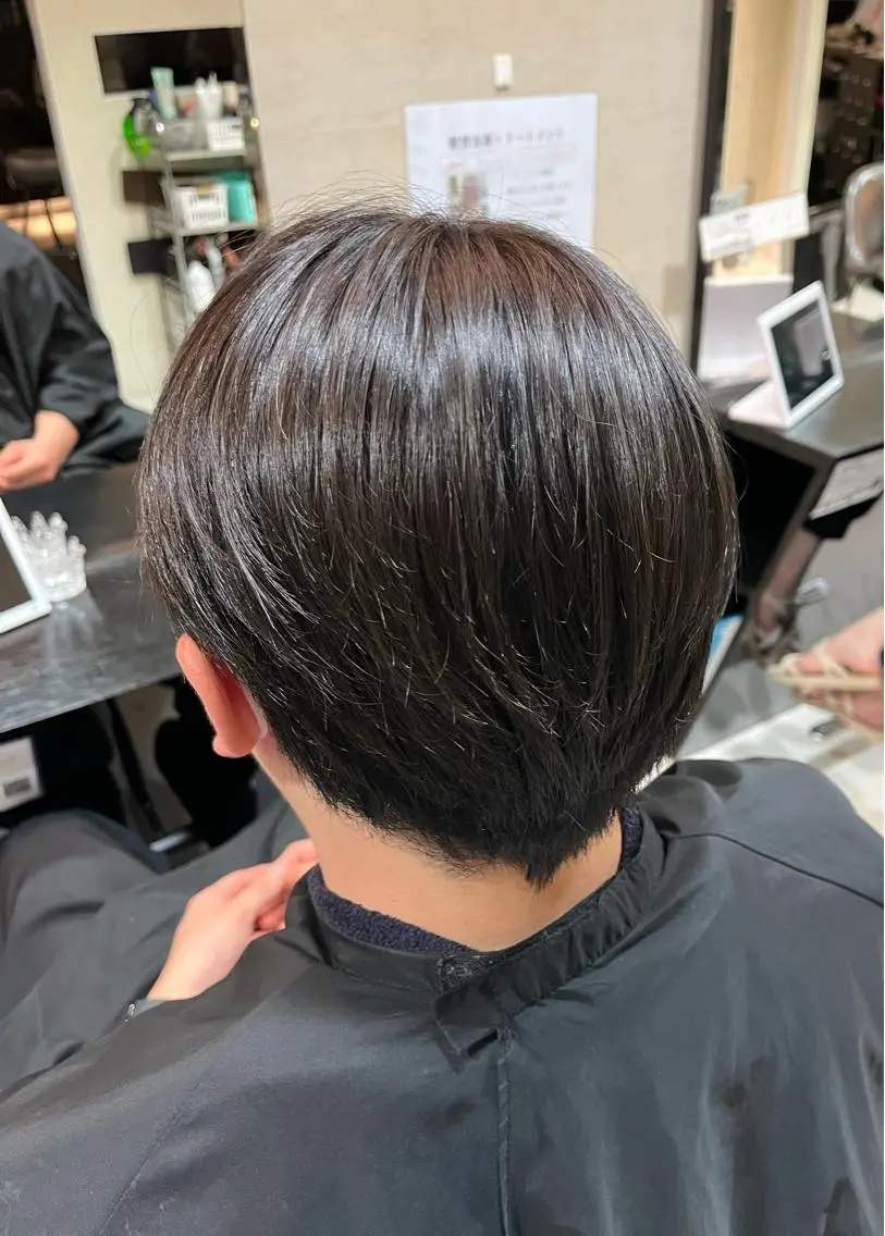 ショート カラー メンズ 🪽髪質改善縮毛矯正 🤍MIU🤍のヘアスタイル