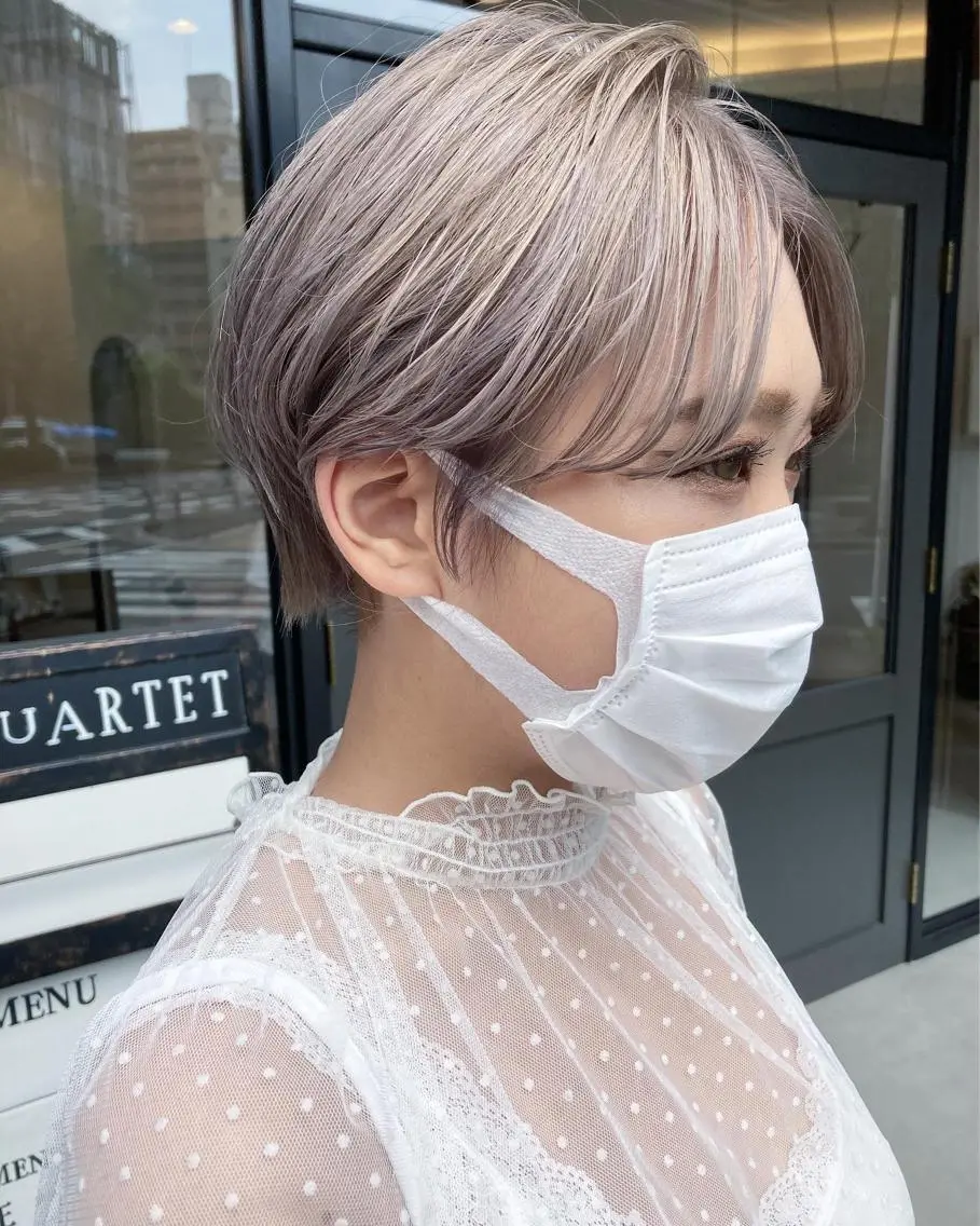 ショート オオタ ユキのヘアスタイル