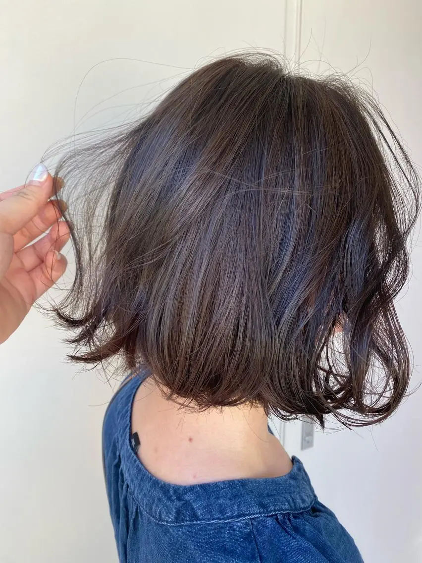 ショート カラー ヘアカラー トリートメント 艶カラー/似合わせ 💖Emmy💖のヘアスタイル