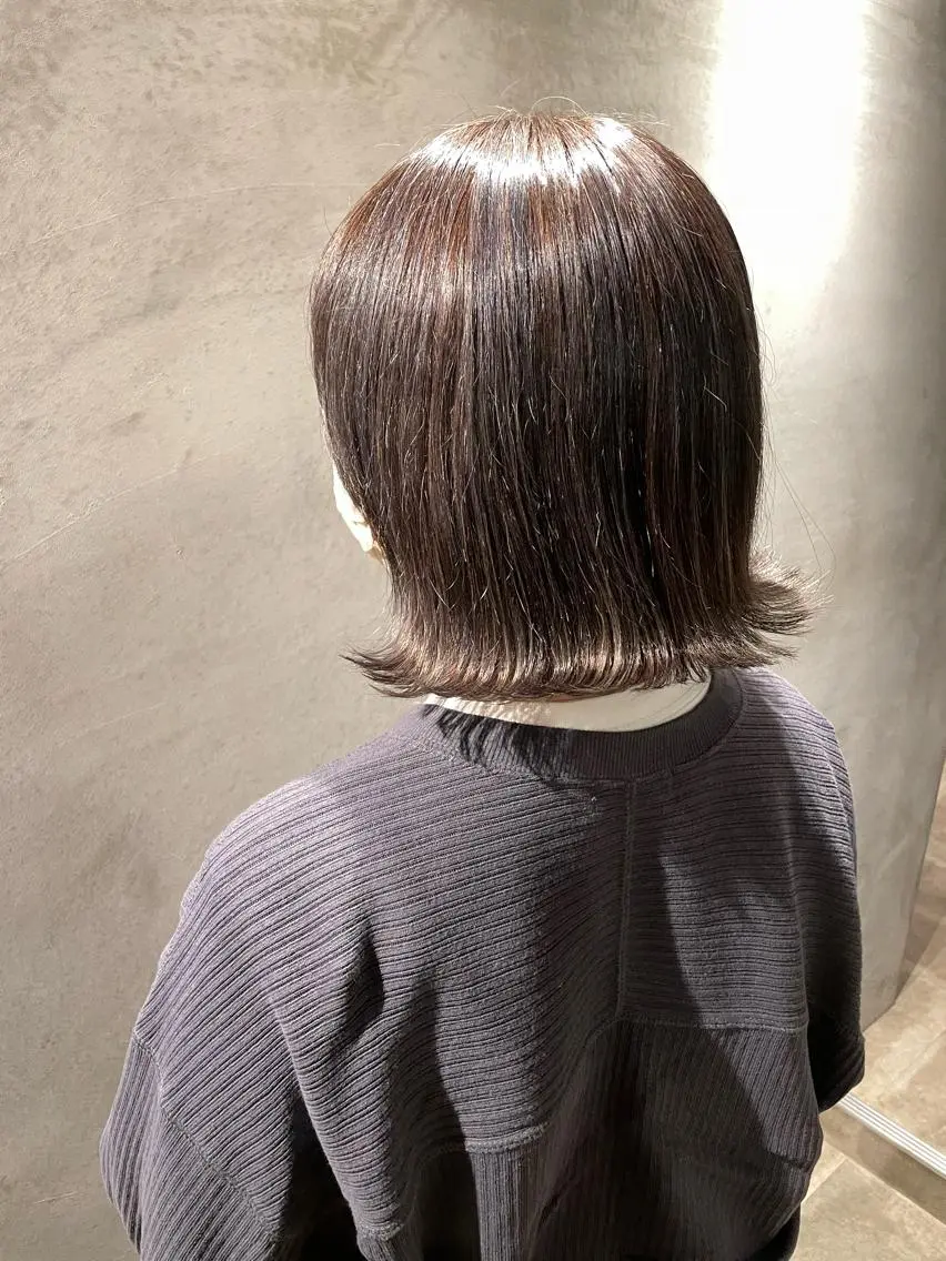 ショート 切りっぱなしボブ ボブ 安和 大貴のヘアスタイル