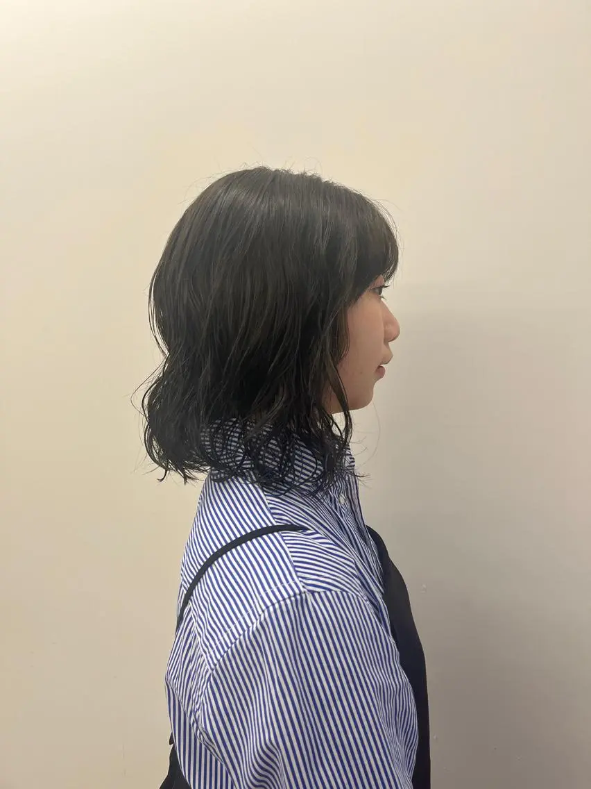ミディアム パーマ 韓国好き🇰🇷 美容師MIKUのヘアスタイル