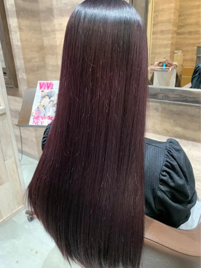 ロング カラー ラベンダーカラー Blanco Color&Careのヘアスタイル