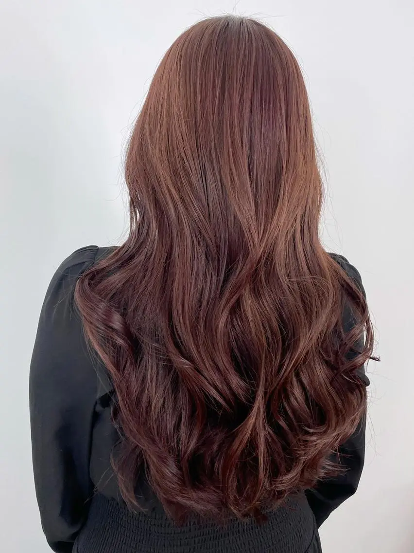 セミロング カラー パーマ ヘアアレンジ ブリーチ ラベンダーカラー ブリーチなしカラー カット ヘアカラー トリートメント ITbyALBUM 八王子店のヘアスタイル