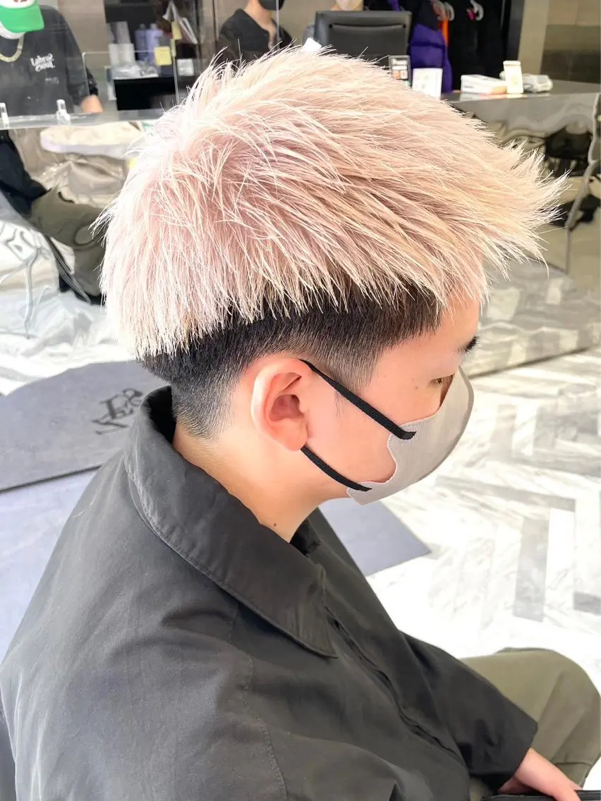 ショート カラー メンズ ボブ無料募集🎀 SERA🩰のヘアスタイル