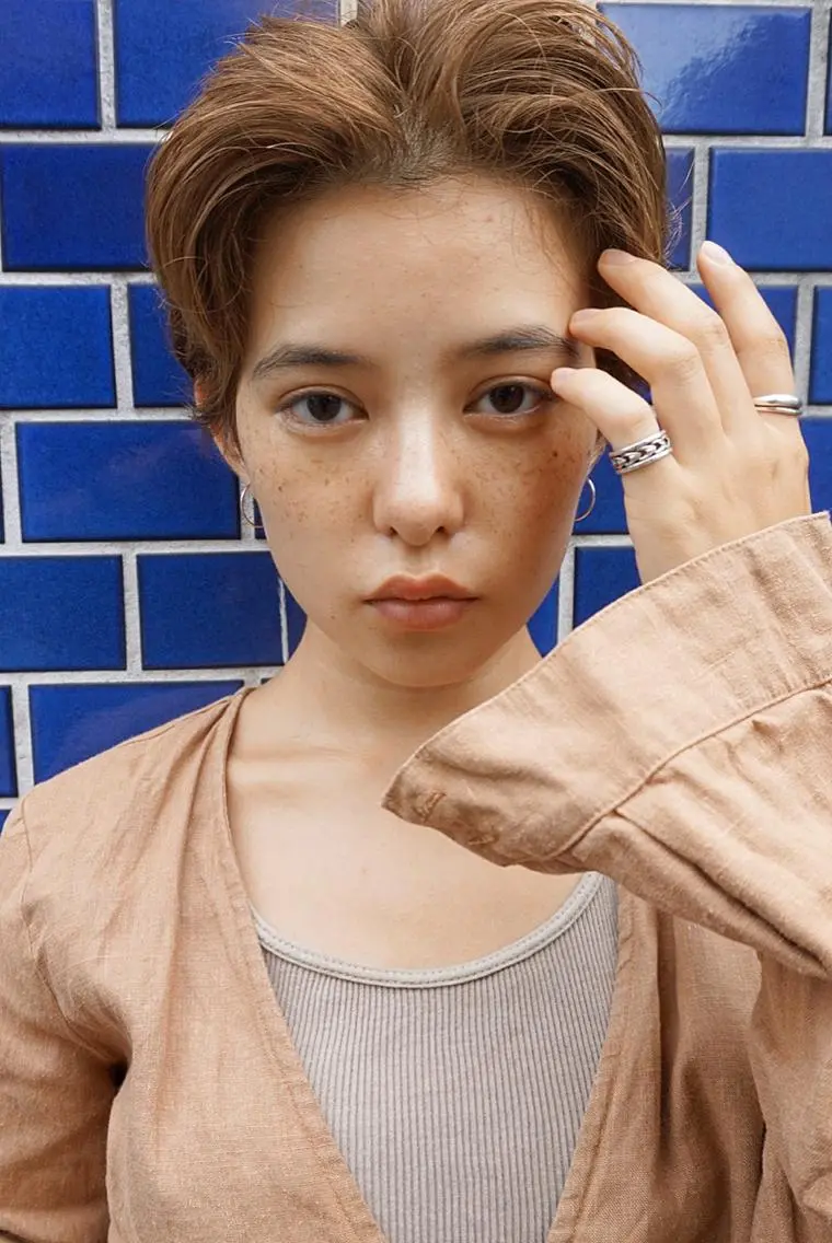 ショート カラー ハンサムショート ショートヘア ヘアカラー トリートメント コジマ ダイスケのヘアスタイル