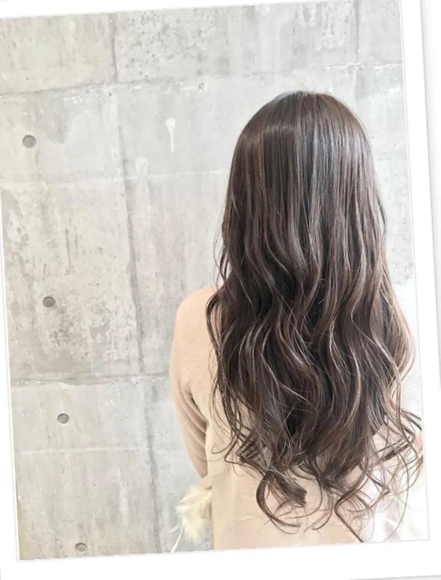 ロング カラー パーマ ヘアアレンジ メンズ キッズ ネイル マツエク・マツパ ヘアカラー トリートメント EnBlesS西宮 マンツーマン神道有基のヘアスタイル