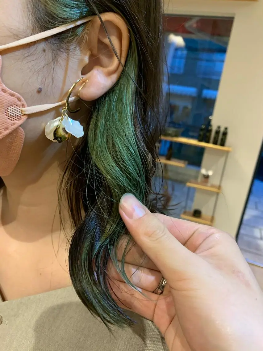 ミディアム カラー ‪🌿パーマ大好評 メンズ特化🌿ワタルのヘアスタイル