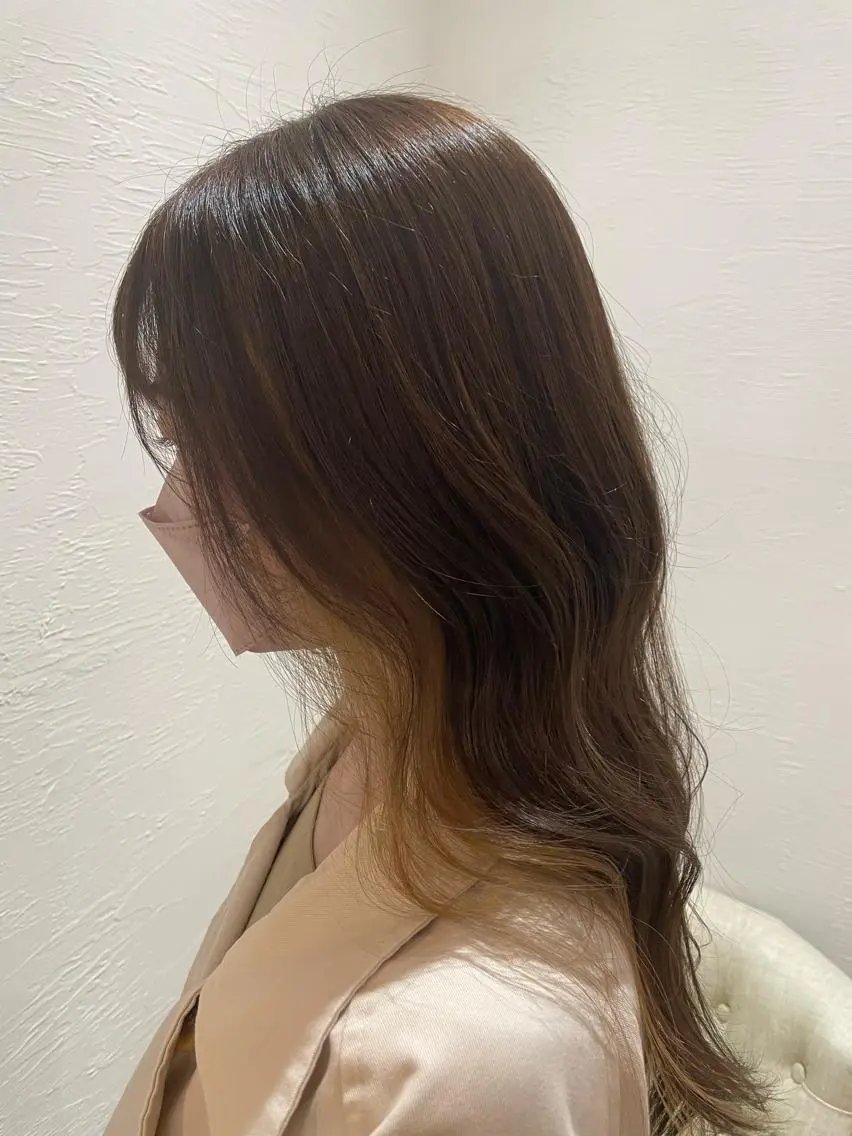 ロング 守川 七海のヘアスタイル