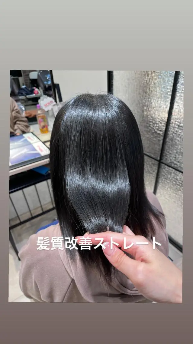 セミロング パーマ カット 縮毛矯正 GranCieux 水戸/まつパ🧡黒柳のマツエク・マツパデザイン