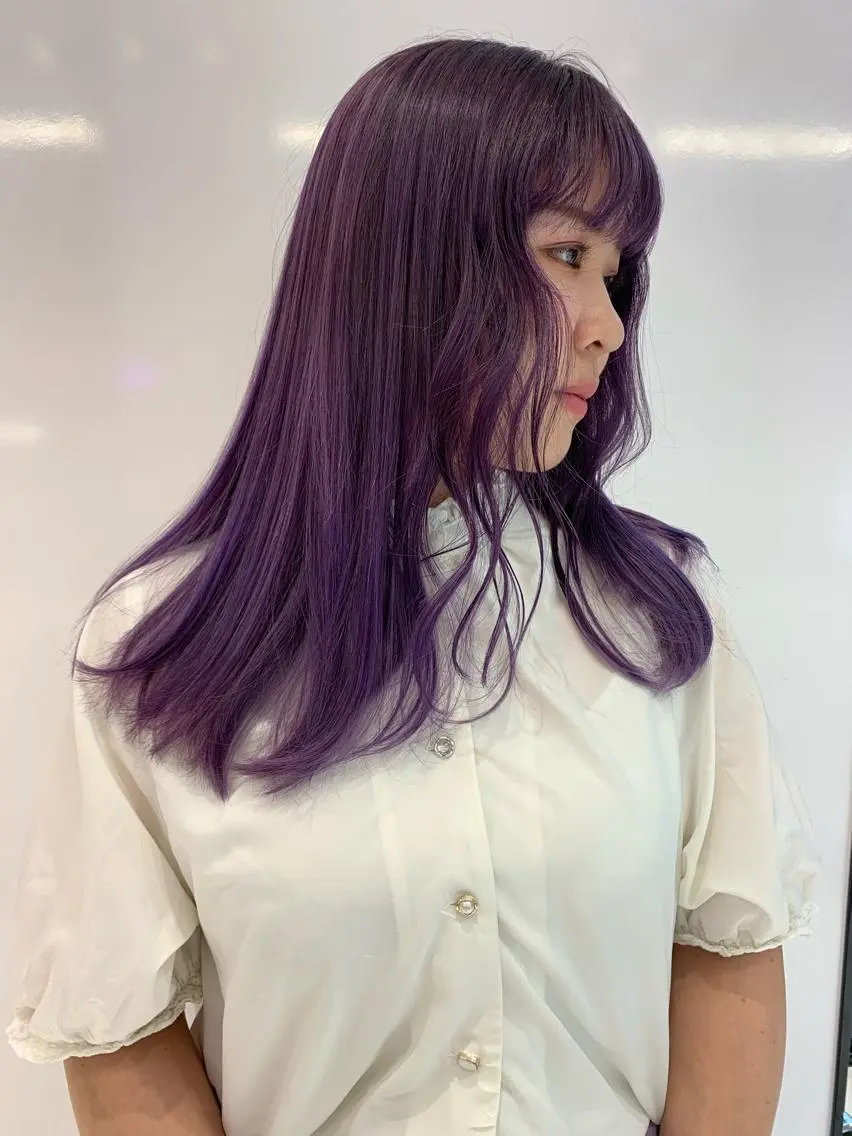 ロング カラー カット ヘアカラー トリートメント レイヤー/ブリーチ HIKARU ♡のヘアスタイル