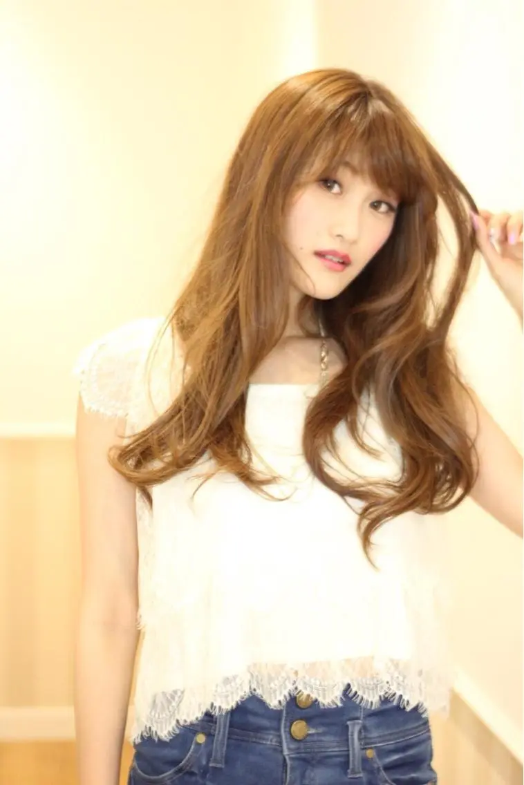 ロング カラー カット トリートメント 金子 直樹のヘアスタイル