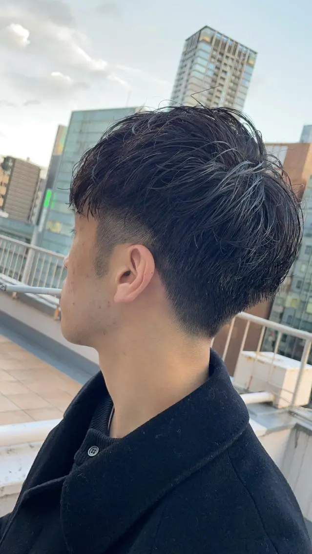 メンズ 大人ボブと似合 わせカラー/馬場 翼のヘアスタイル
