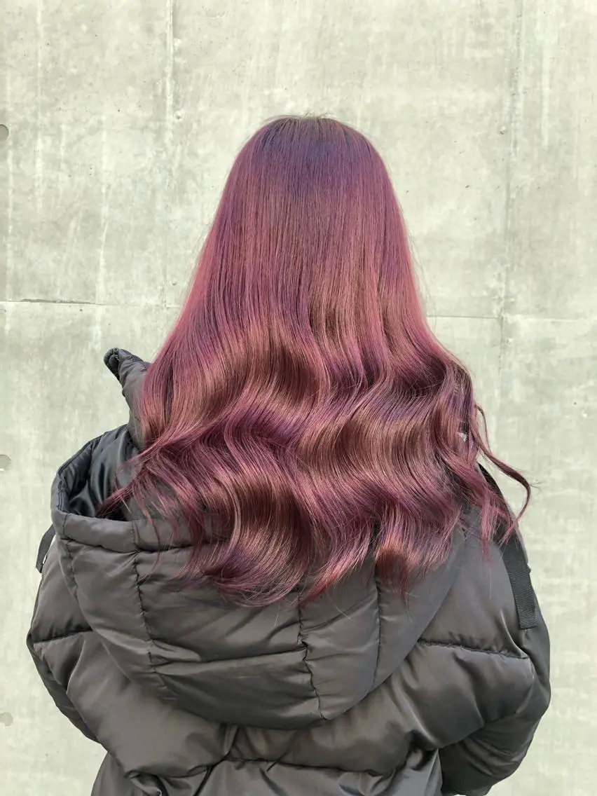 セミロング テラダ ココロのヘアスタイル