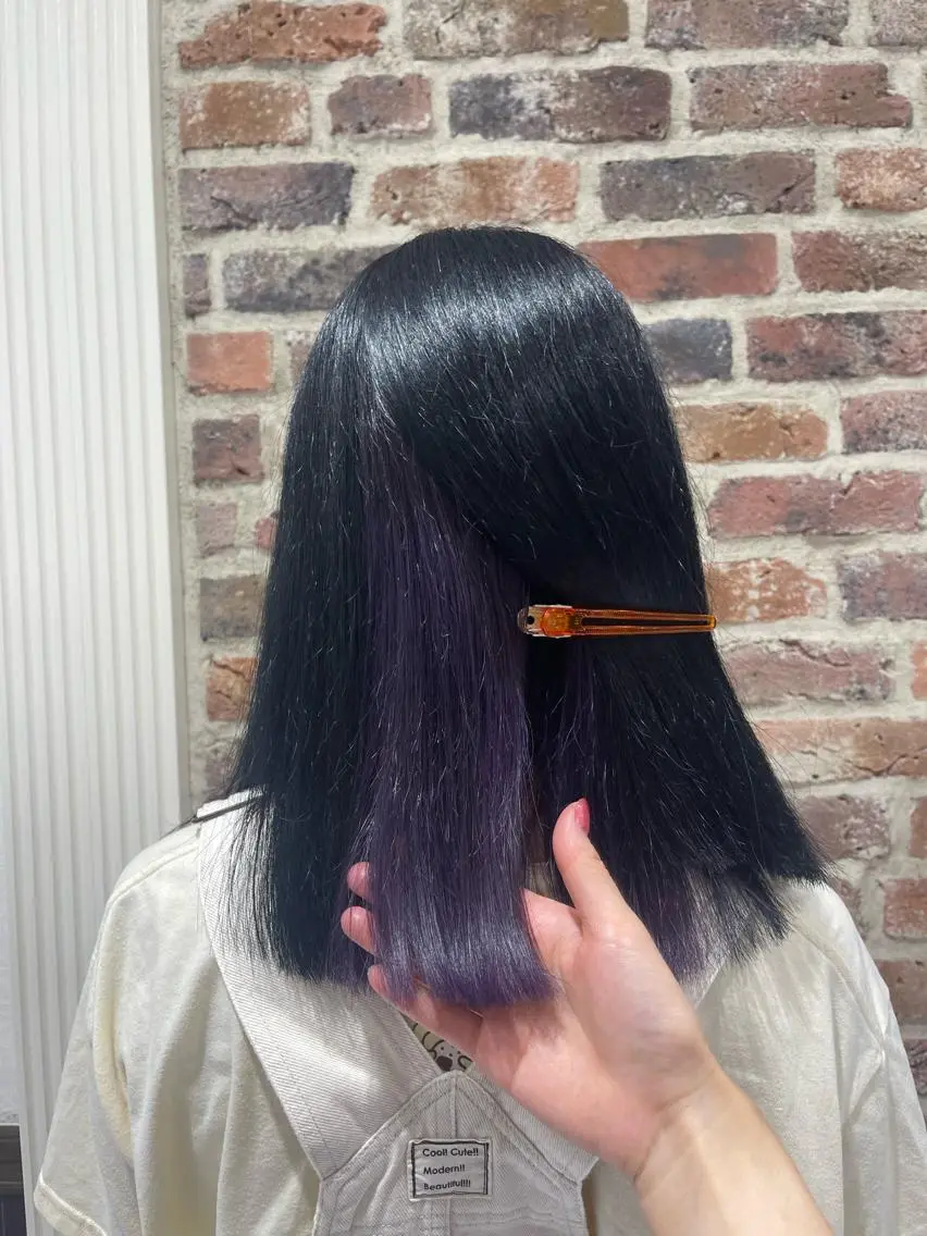 カラー ブリーチ インナーカラー 森田 明日香のヘアスタイル