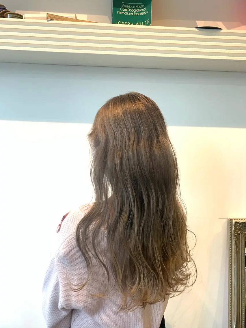 ロング ヘアカラー トリートメント ヘッドスパ ヘアセット 大宮/山口 竣也のヘアスタイル