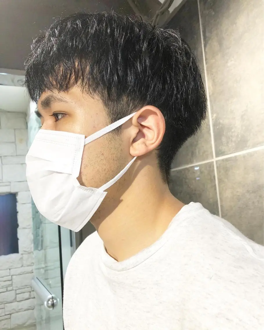 ヘアアレンジ メンズ マッシュ 刈り上げ カット トリートメント ヘアセット メンズ特化✂️栗原 侑也のヘアスタイル