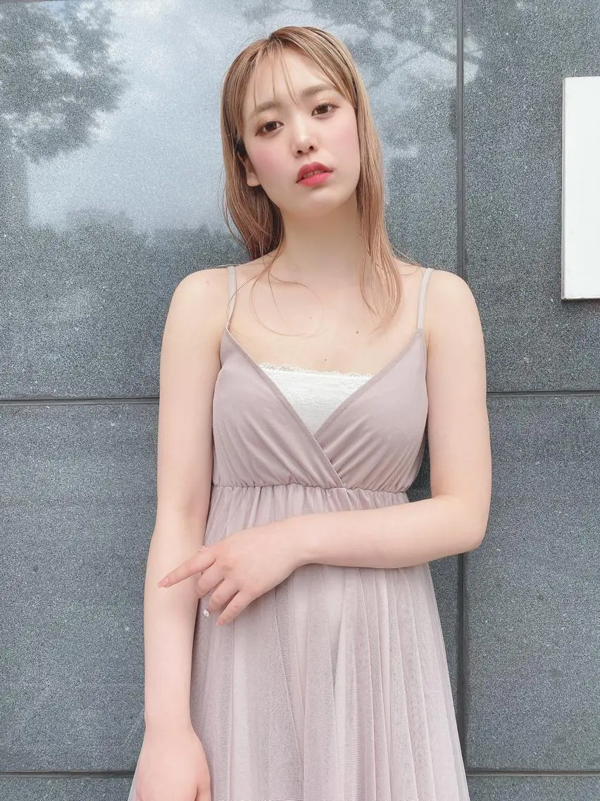 セミロング カラー 外国人対応 佐久間のヘアスタイル