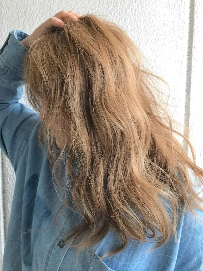 ロング カラー ヘアカラー トリートメント ア イカのヘアスタイル