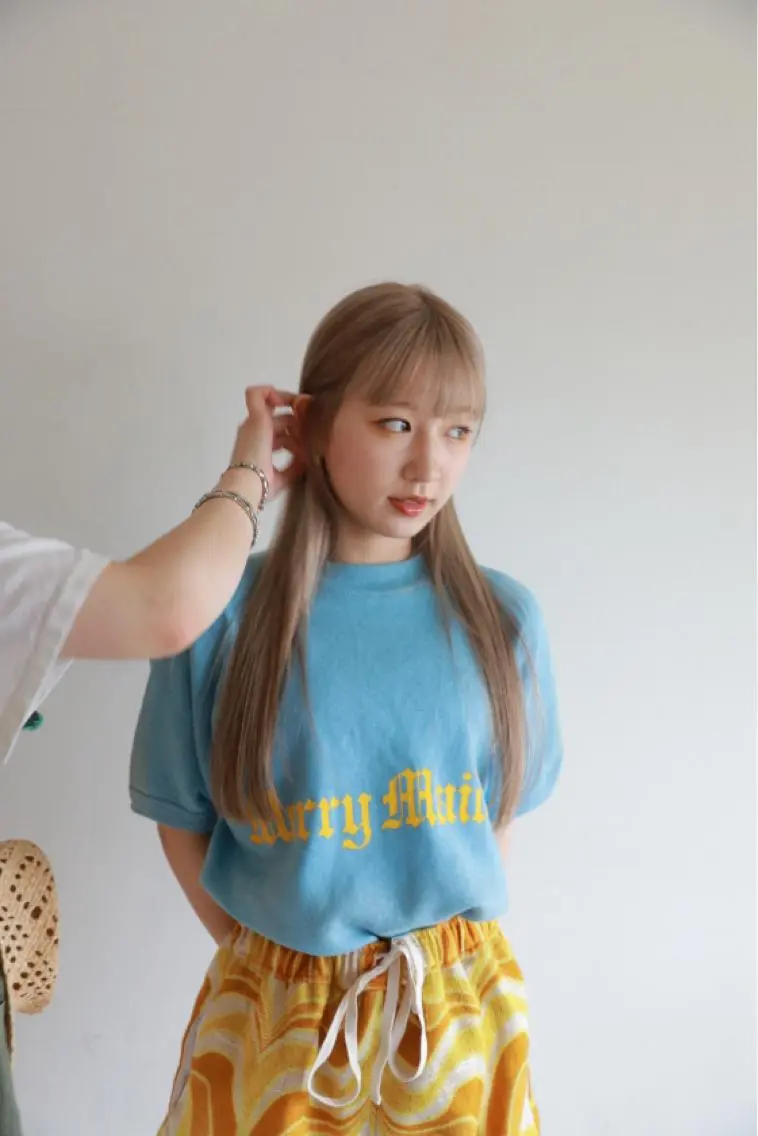 ロング カラー ブリーチカラーが人気 onnuのヘアスタイル