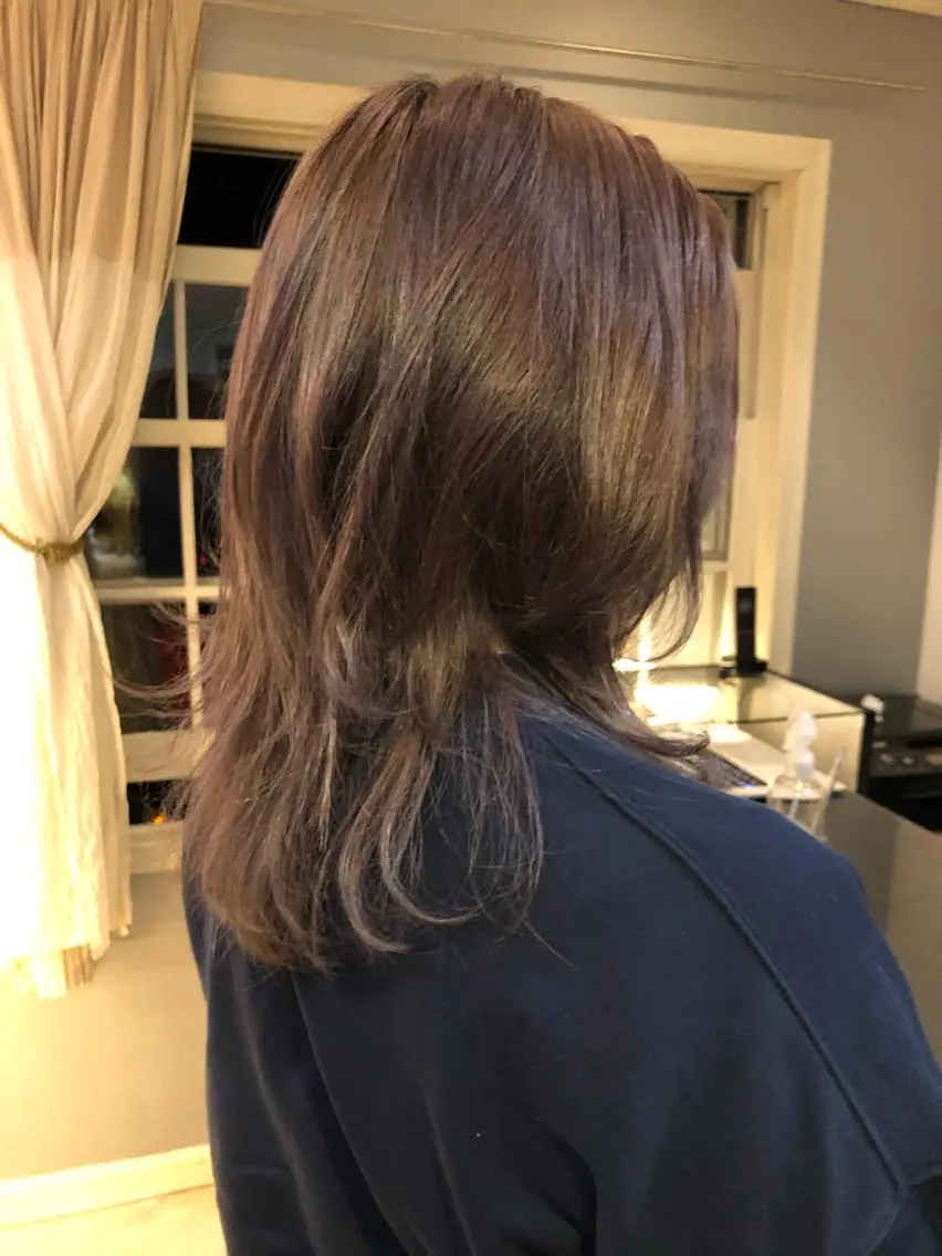 セミロング カラー eri kinjoのヘアスタイル