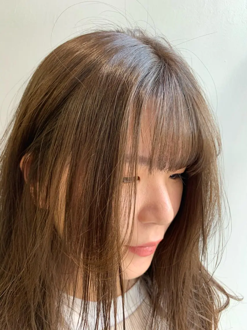 ロング カラー カット ヘアカラー トリートメント ヘアセット 怪我のため6月末 復帰予定田中瑞希🍃のヘアスタイル