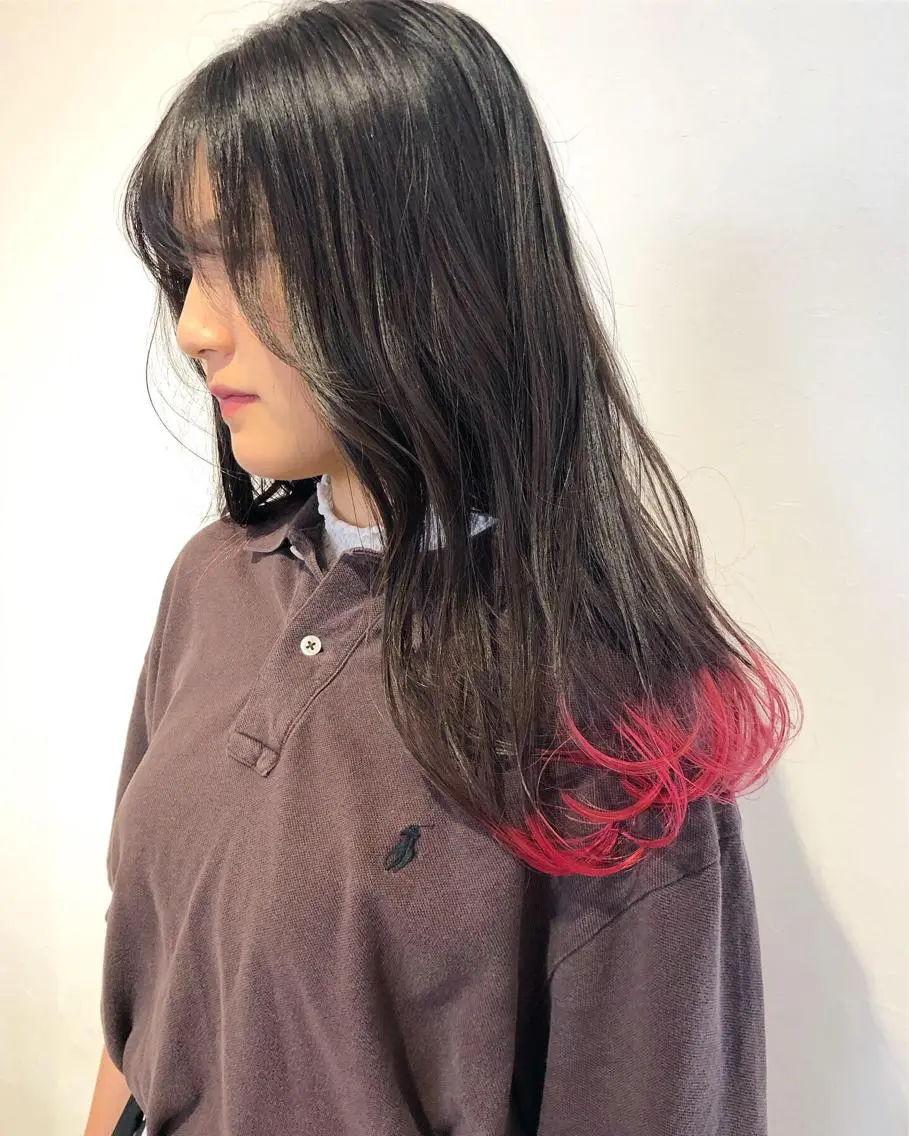 ロング カラー ヘアアレンジ 【池袋/スパイキー ショート】ⓝⓘⓜⓤのヘアスタイル