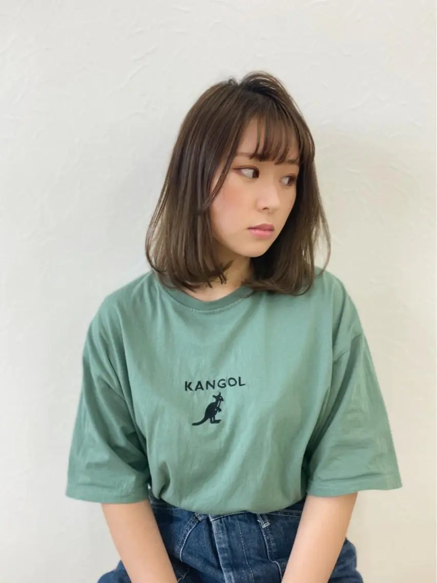 ミディアム カット トリートメント ヘッドスパ 😺ヒアリング 重視😺小川のヘアスタイル