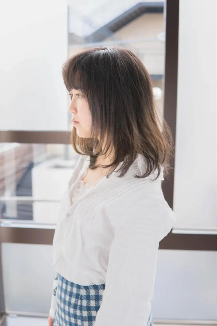 セミロング 永野 良一のヘアスタイル