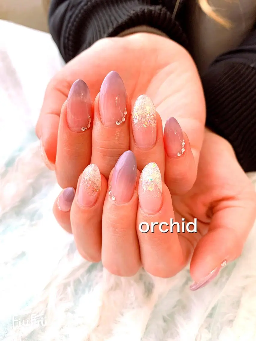 ネイル orchid ♡オーキッドのネイルデザイン