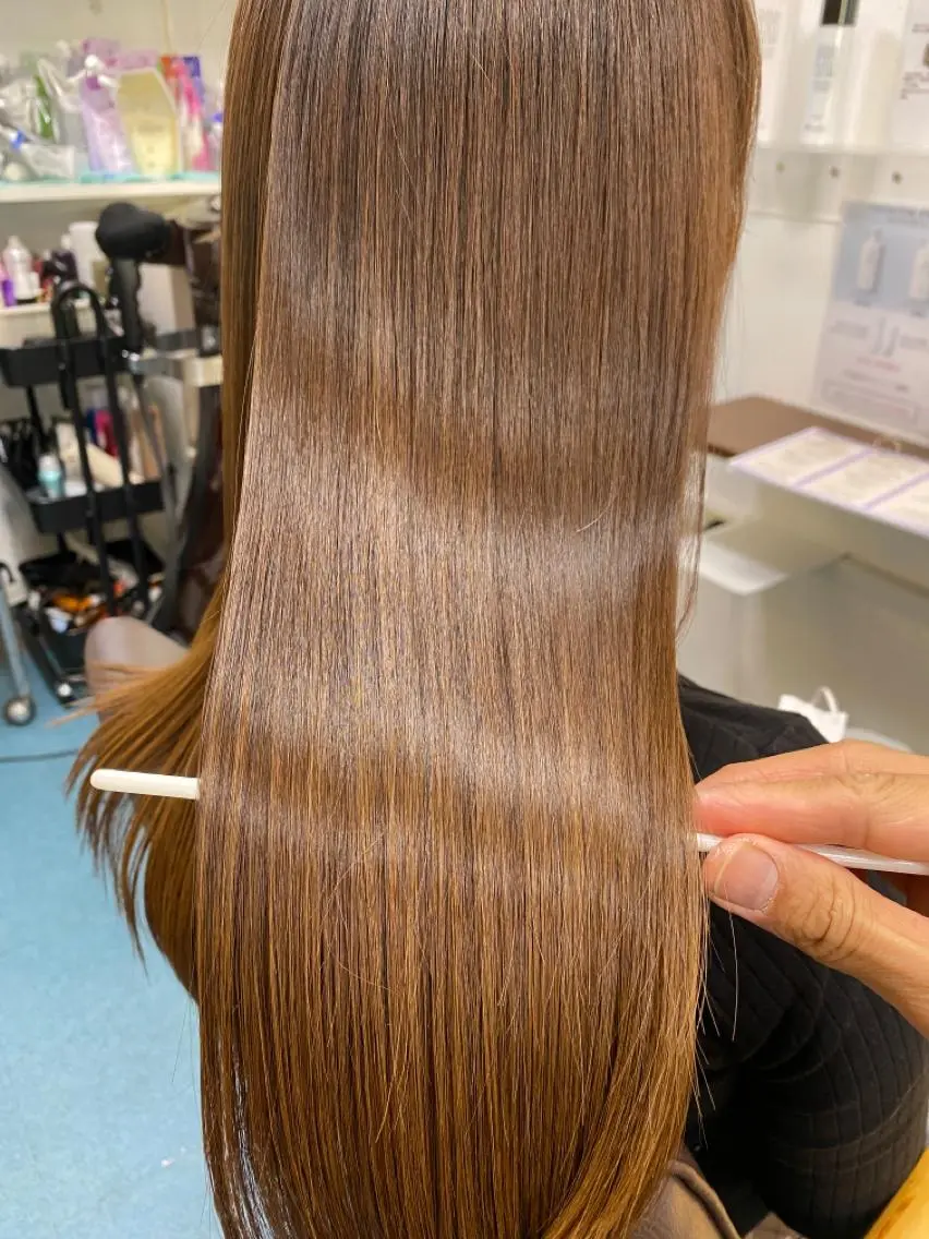 ロング カラー 髪質改善 トリートメント カット ヘアカラー トリートメント 【髪質改善】に特化 オリーブオイルクラブのヘアスタイル