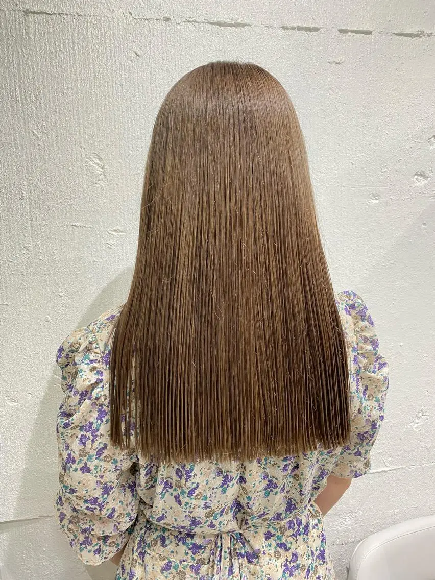 ロング カラー ヘアカラー トリートメント ヘッドスパ ヘアセット kai .のヘアスタイル