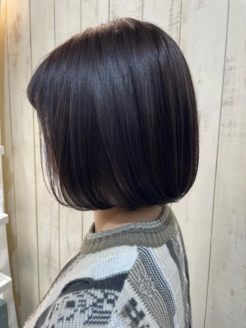 ショート ショートボブ ボブ ショートヘア カット ヘアセット 韓国ヘア🇰🇷船橋 髪質改善/上野愛果のヘアスタイル