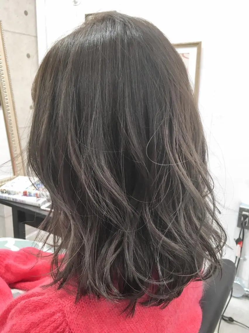 ミディアム ヘアカラー トリートメント レイヤー/髪質改善 /山永圭介のヘアスタイル
