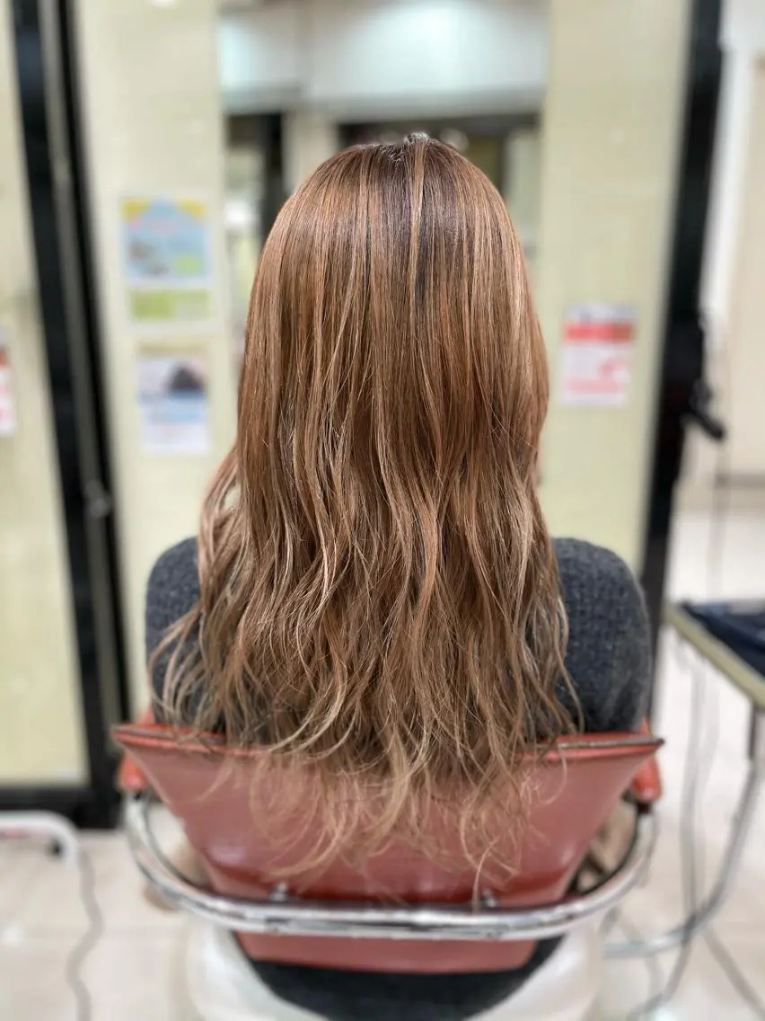 ロング カラー 井上 武輝のヘアスタイル