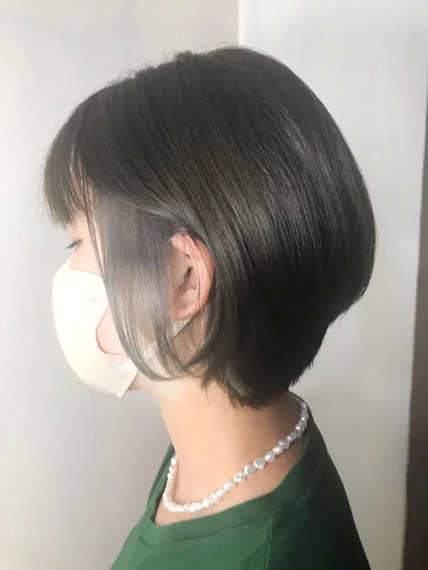 ショート カラー ブリーチ イヤリングカラー 【N°deseo】 Hiromi🦋のヘアスタイル