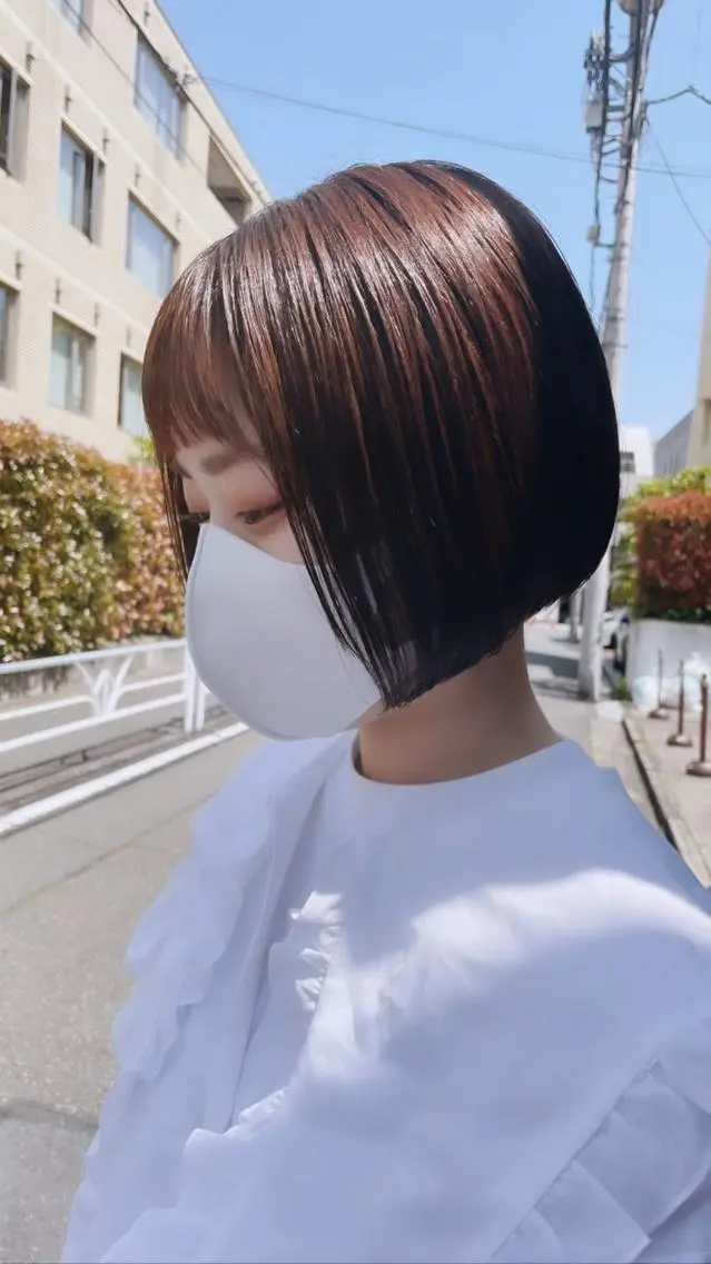 ショート カット トリートメント minatsu 東京の技術を京都でのヘアスタイル