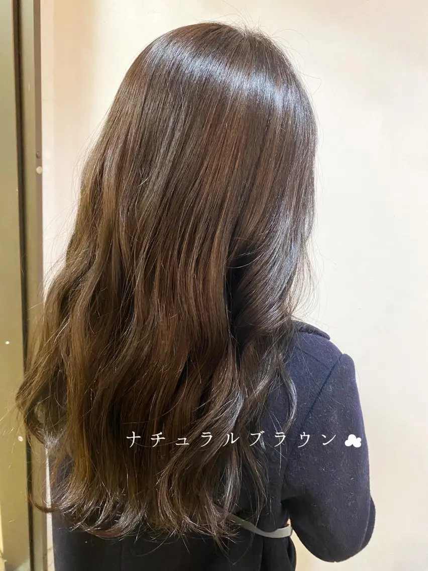 ロング カラー ヘアアレンジ ブラウンカラー ナチュラルブラウン ハイトーン/ブリーチ MAYURI🌺横浜のヘアスタイル