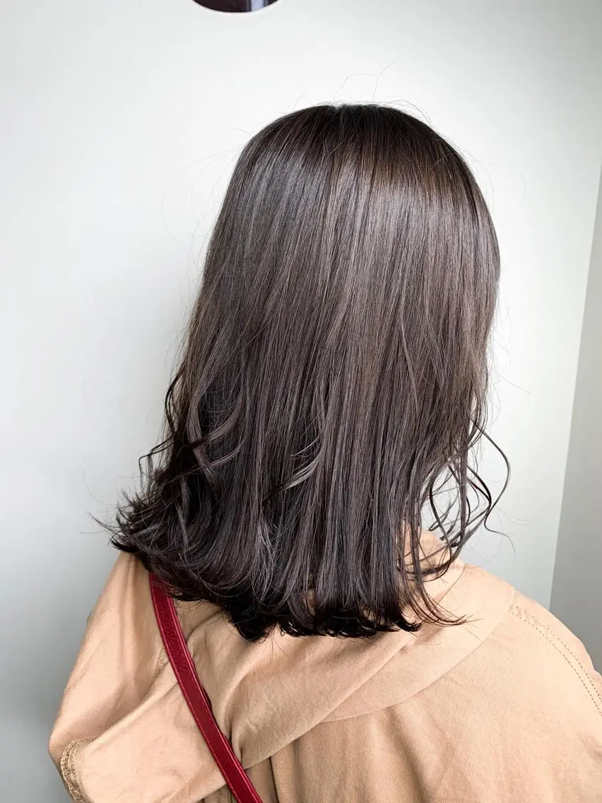 セミロング カラー グレージュ ヘアカラー トリートメント 🌈 DAIKI 🌈のヘアスタイル