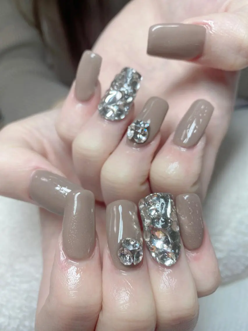 ネイル スカルプネイル ニュアンスネイル🌈 MYU Nailsのネイルデザイン