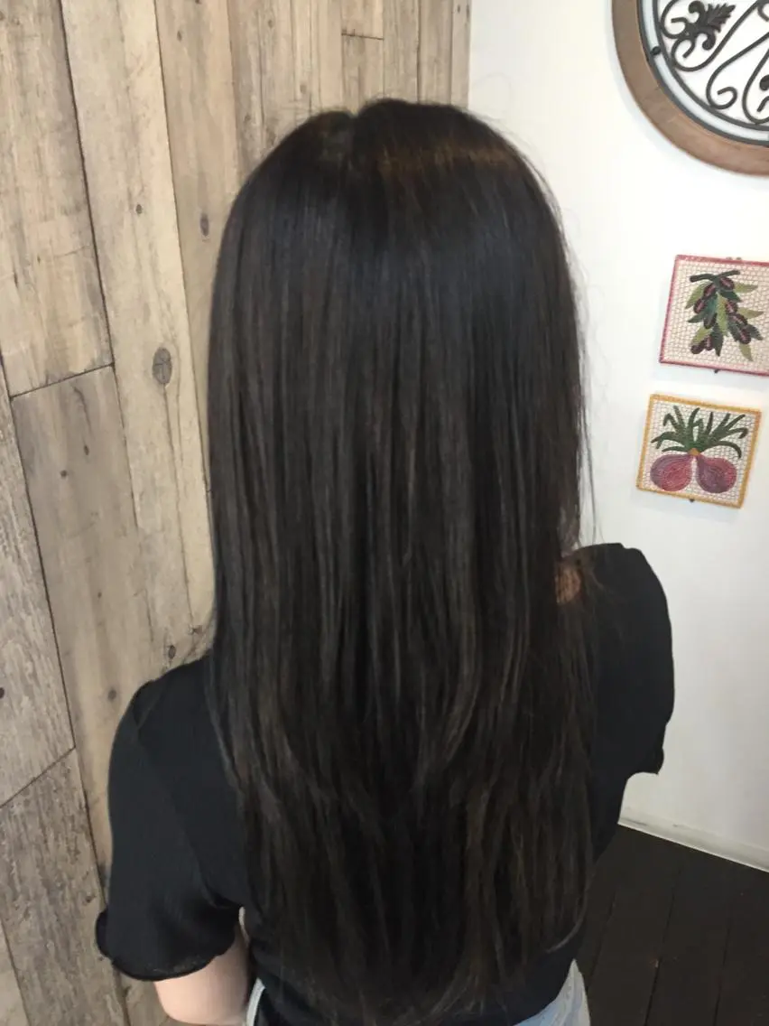 カラー 中山 ルミ子のヘアスタイル