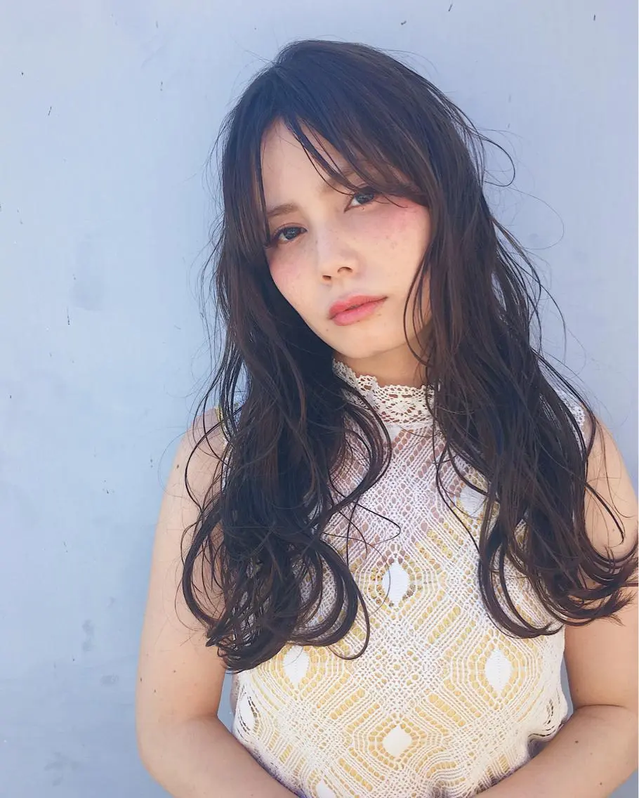 ロング カット ヘアカラー トリートメント arts調布 スタイリスト杉山翔也のヘアスタイル