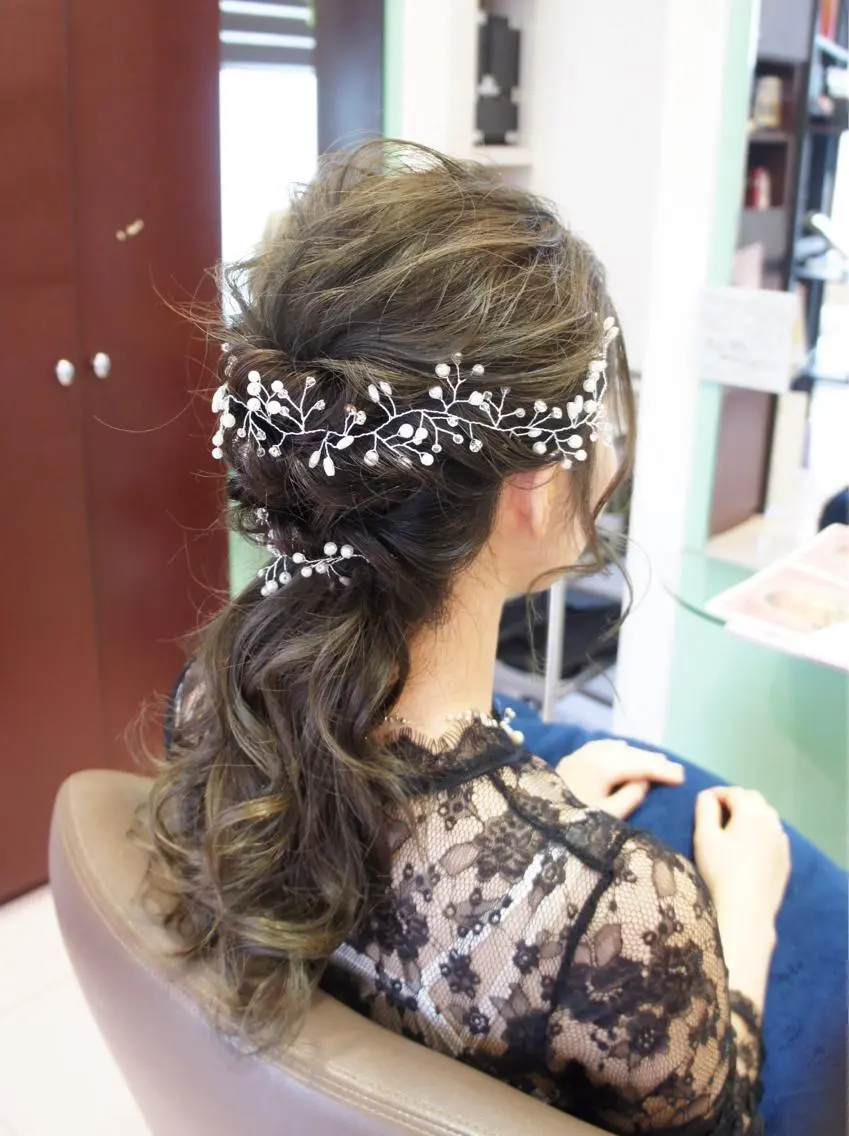 ロング ヘアセット 松田 みのりのヘアスタイル