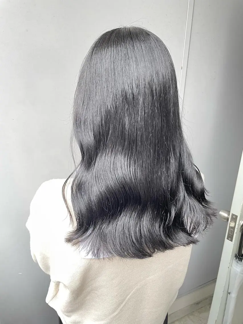 ロング カラー カット ヘアカラー トリートメント ヘッドスパ ヘアセット ベージュカラー💖 やすひろのヘアスタイル