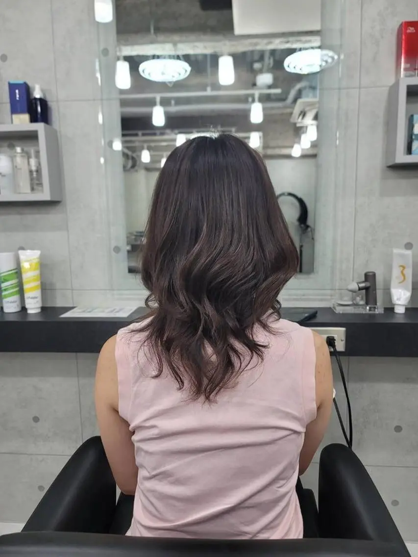 セミロング カラー ブラウンカラー 透明感カラー ダークブラウン レイヤーカット カット ヘアカラー ❇️安達 優心❇️ レイヤー/艶髪特化のヘアスタイル