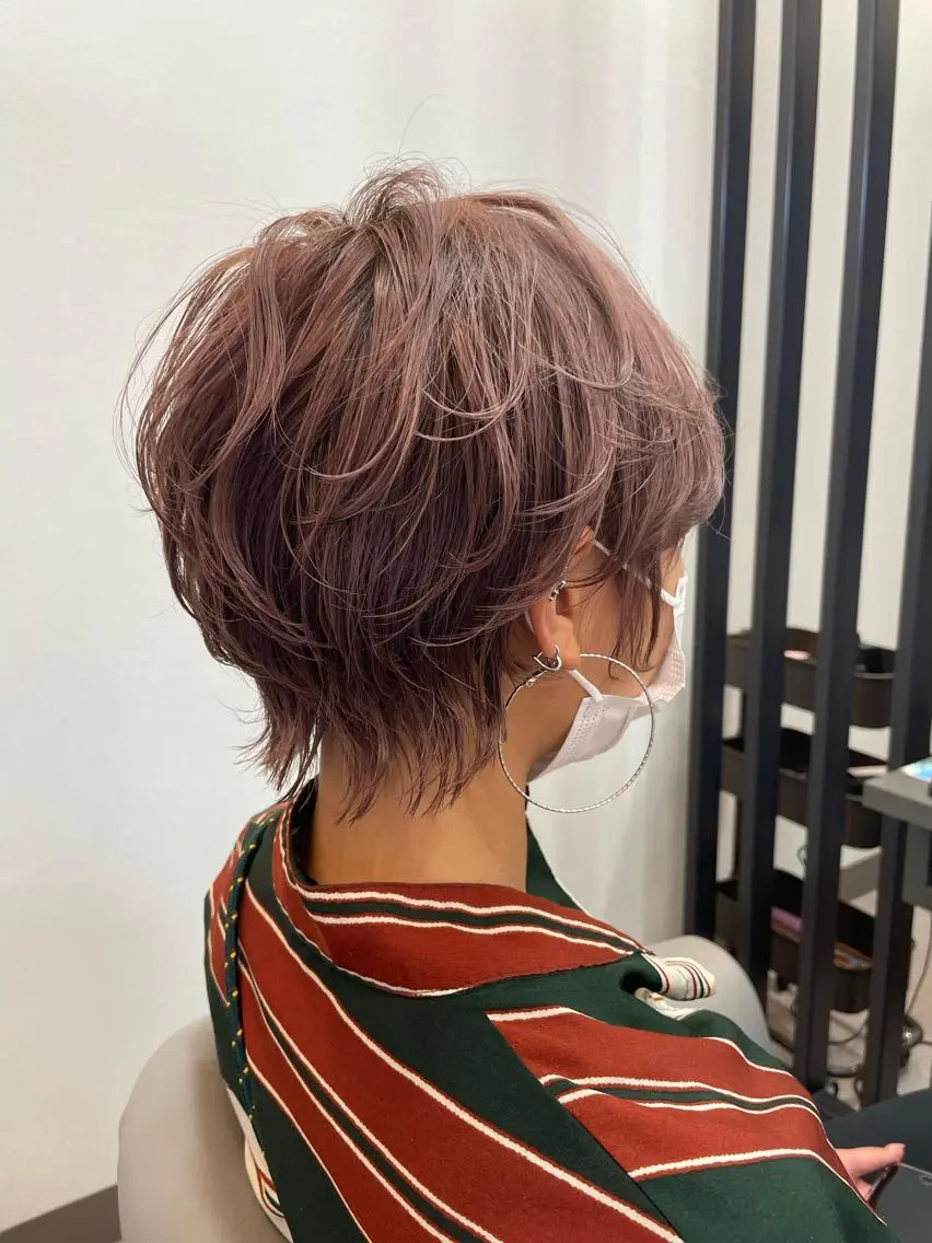 ショート カット ヘアカラー 大住 京平のヘアスタイル